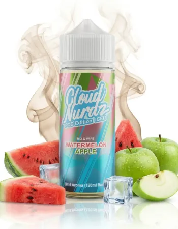 CLOUD NURDZ POD EDITION ICED WATERMELON APPLE 120ML