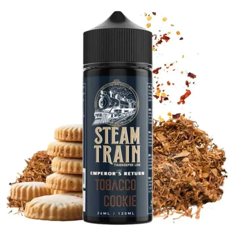 STEAM TRAIN EMPEROR’S RETURN TOBACCO COOKIE 120ML