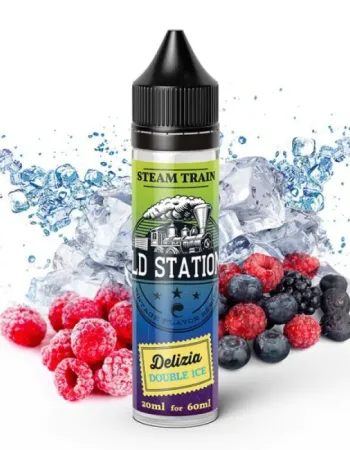 STEAM TRAIN OLD STATIONS DELIZIA DOUBLE ICE 60ML