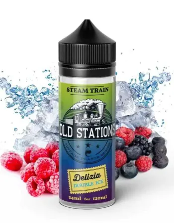 STEAM TRAIN OLD STATIONS DELIZIA DOUBLE ICE 120ML