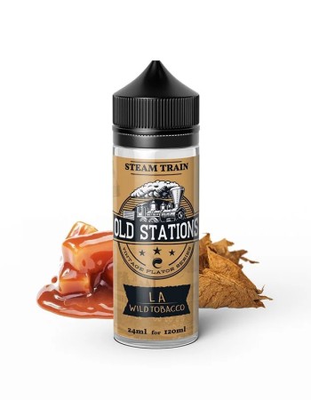 STEAM TRAIN OLD STATIONS LA WILD TOBACCO 120ML