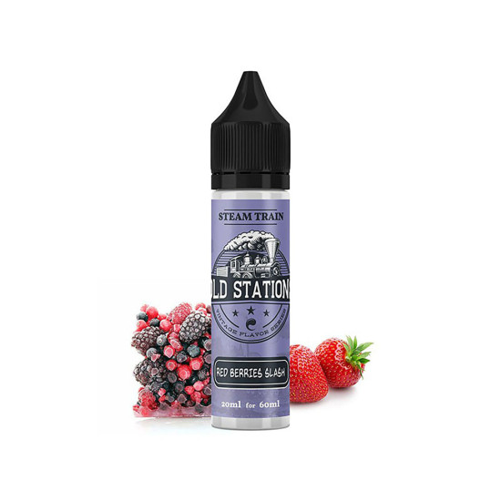 STEAM TRAIN OLD STATIONS RED BERRIES SLASH 60ML