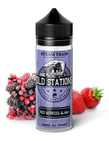 STEAM TRAIN OLD STATIONS RED BERRIES SLASH 120ML