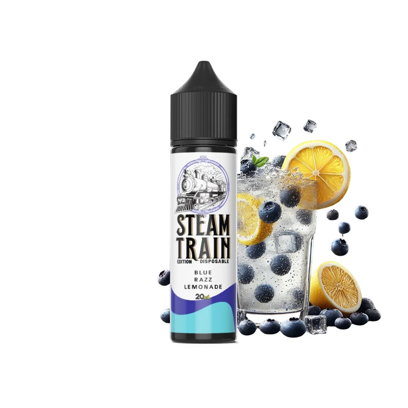 STEAM TRAIN EDITION DISPOSABLE BLUE RAZZ LEMONADE 60ML