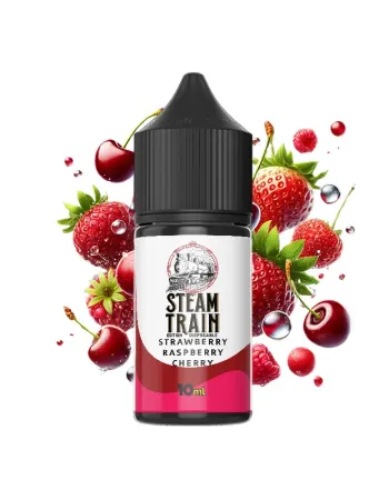 STEAM TRAIN EDITION DISPOSABLE STRAWBERRY RASPBERRY CHERRY 30ML