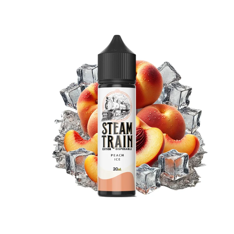 STEAM TRAIN EDITION DISPOSABLE PEACH ICE 60ML