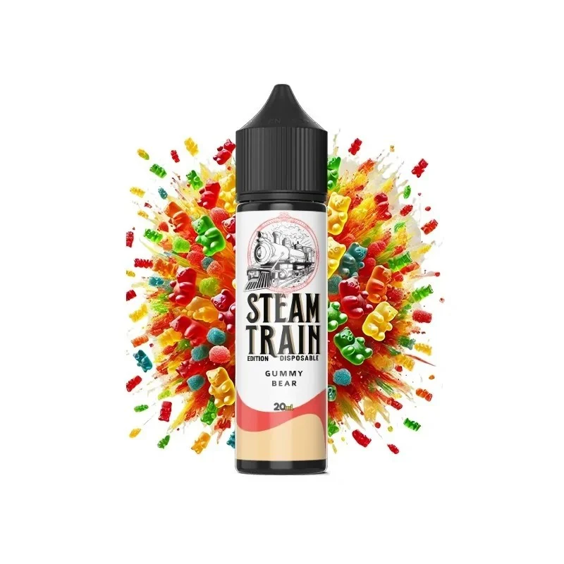 STEAM TRAIN EDITION DISPOSABLE GUMMY BEAR 60ML