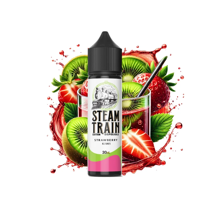 STEAM TRAIN EDITION DISPOSABLE STRAWBERRY KIWI 60ML