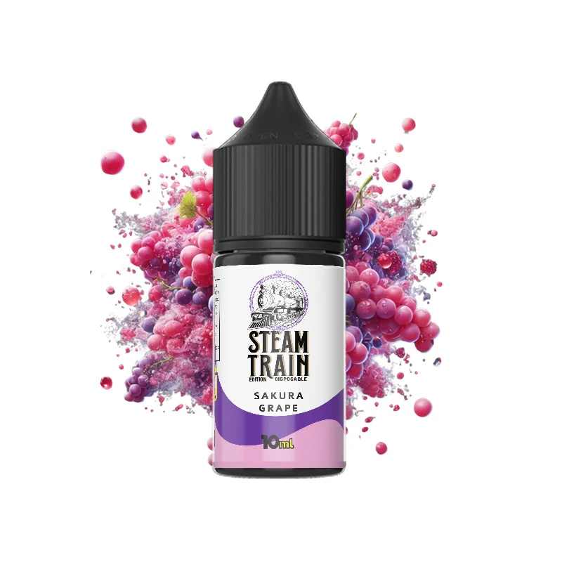 STEAM TRAIN EDITION DISPOSABLE SAKURA GRAPE 30ML
