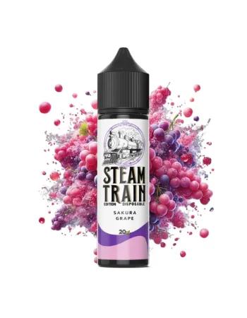 STEAM TRAIN EDITION DISPOSABLE SAKURA GRAPE 60ML