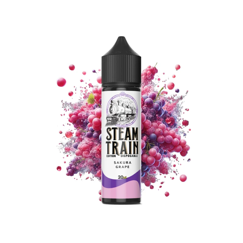 STEAM TRAIN EDITION DISPOSABLE SAKURA GRAPE 60ML