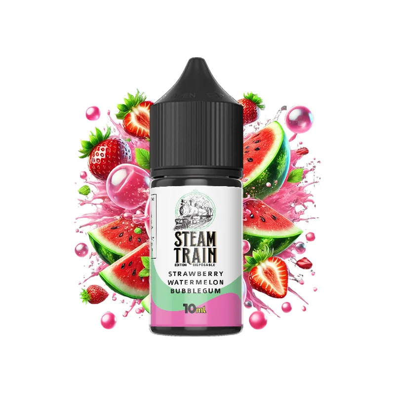 STEAM TRAIN EDITION DISPOSABLE STRAWBERRY WATERMELON BUBBLEGUM 30ML