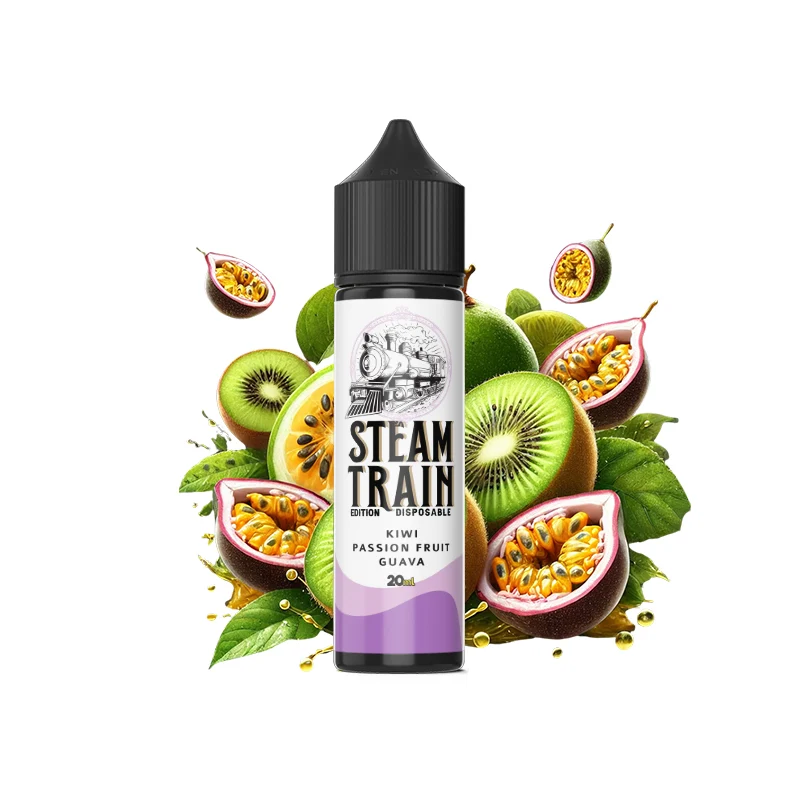 STEAM TRAIN EDITION DISPOSABLE KIWI PASSION FRUIT GUAVA 60ML