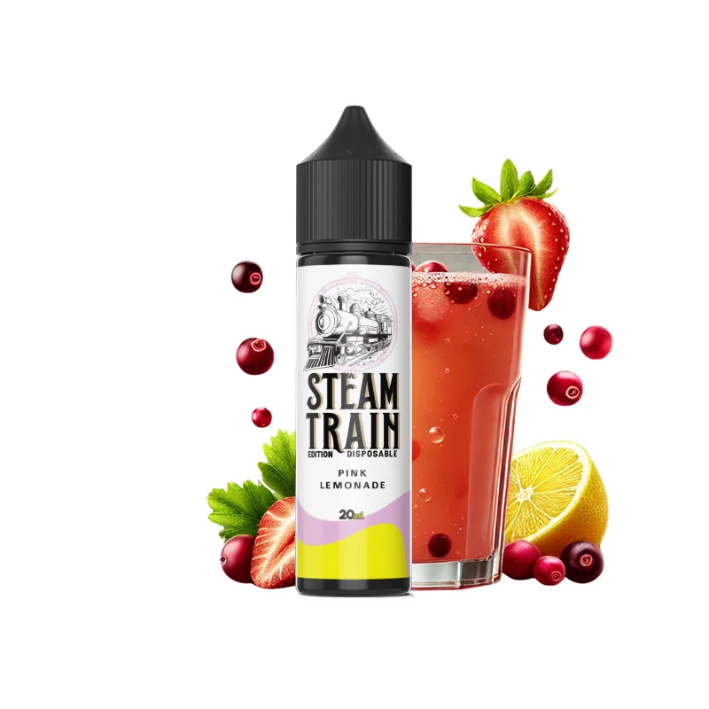 STEAM TRAIN EDITION DISPOSABLE PINK LEMONADE 60ML