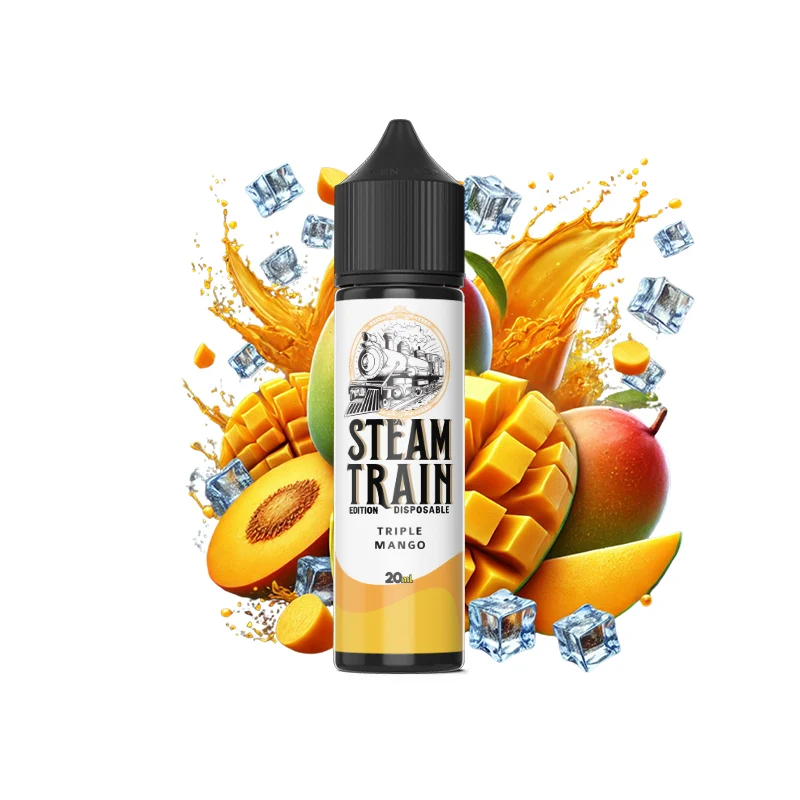 STEAM TRAIN EDITION DISPOSABLE TRIPLE MANGO 60ML