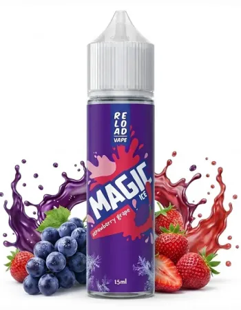 RELOAD VAPE MAGIC ICE STRAWBERRY GRAPE 60ML