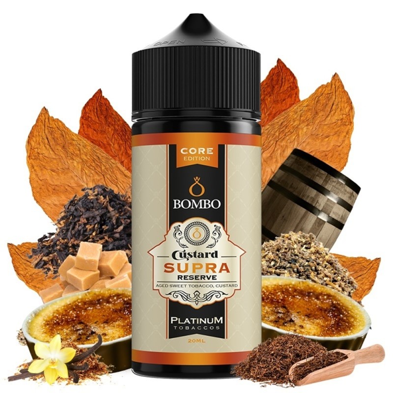 BOMBO PLATINUM TOBACCOS CUSTARD SUPRA RESERVE 120ML