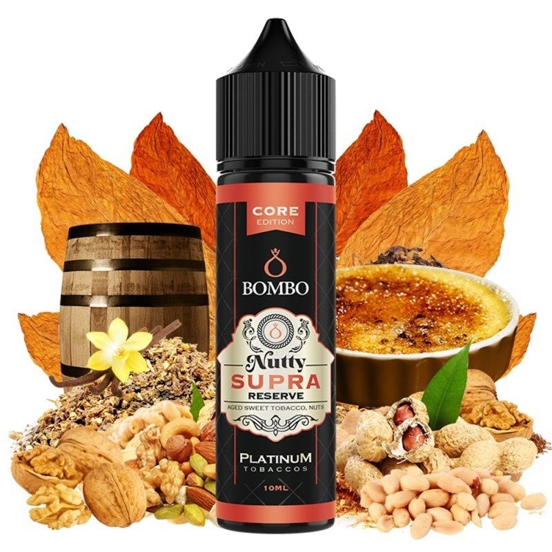 BOMBO PLATINUM TOBACCOS NUTTY SUPRA RESERVE 60ML