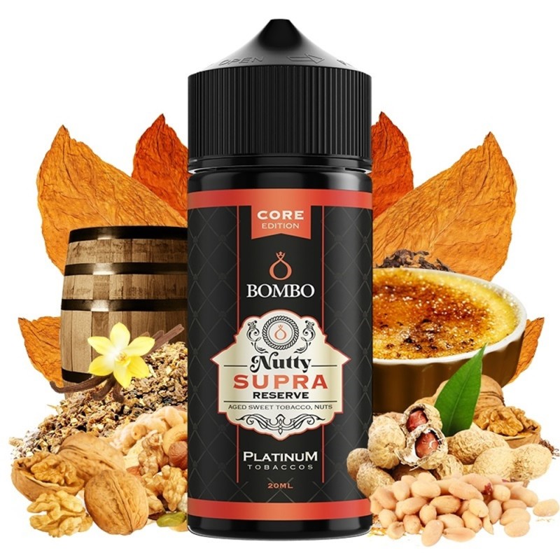 BOMBO PLATINUM TOBACCOS NUTTY SUPRA RESERVE 120ML