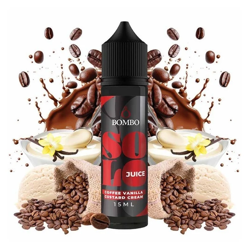 BOMBO SOLO JUICE COFFEE VANILLA CUSTARD CREAM 60ML