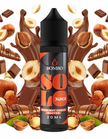 BOMBO SOLO JUICE HAZELNUT CHOCO WAFFER 60ML
