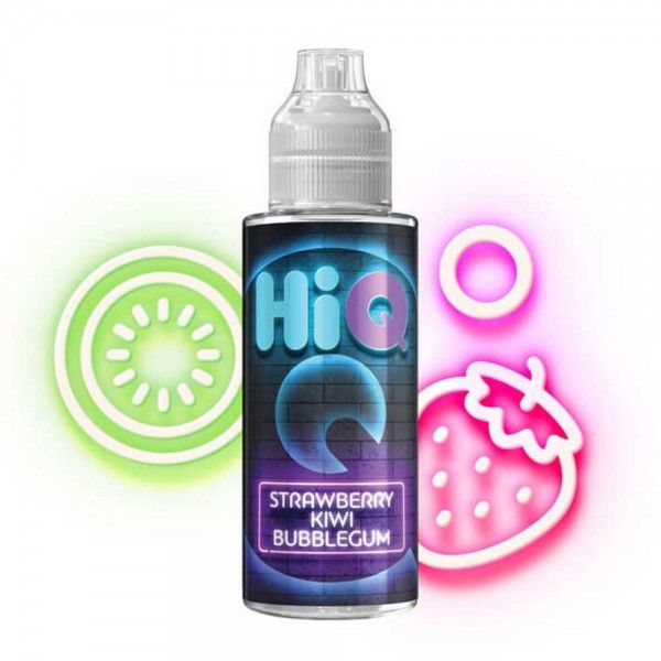 HIQ STRAWBERRY KIWI BUBBLEGUM 120ML