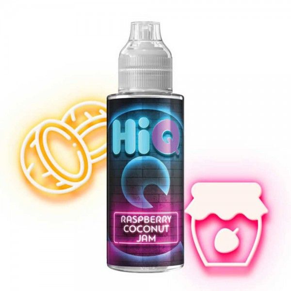 HIQ RASPBERRY COCONUT JAM 120ML