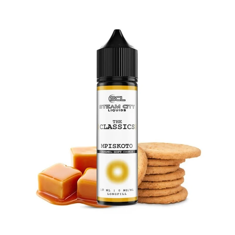 STEAM CITY LIQUIDS THE CLASSICS MPISKOTO 60ML
