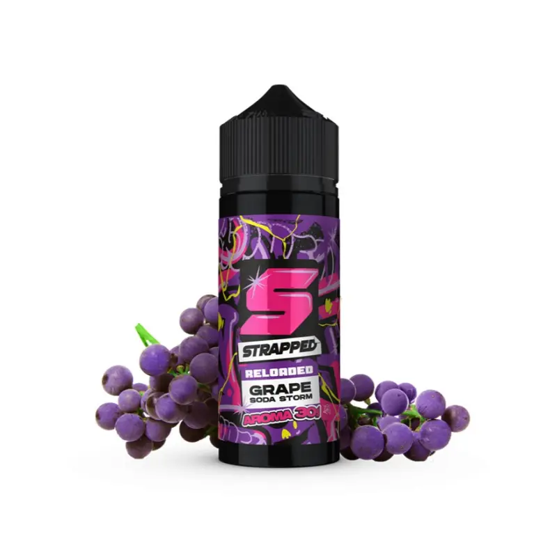 STRAPPED RELOADED GRAPE SODA STORM 120ML