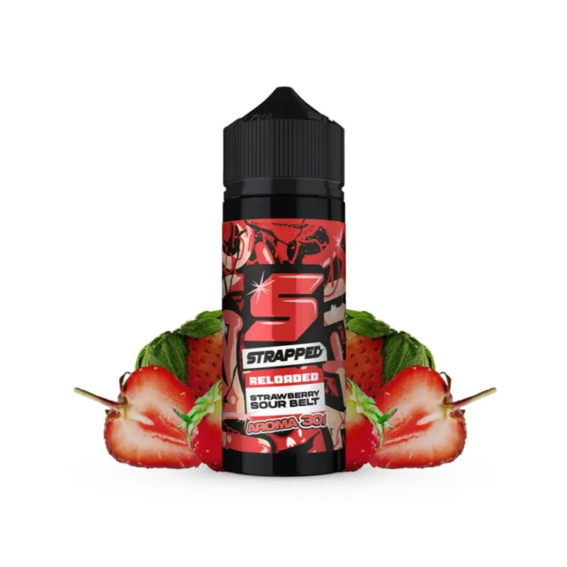 STRAPPED RELOADED STRAWBERRY SOUR BELT 120ML
