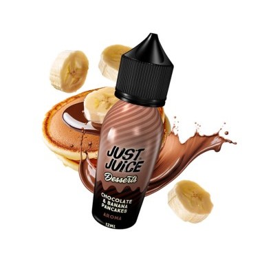JUST JUICE DESSERTS CHOCOLATE & BANANA PANCAKES 60ML