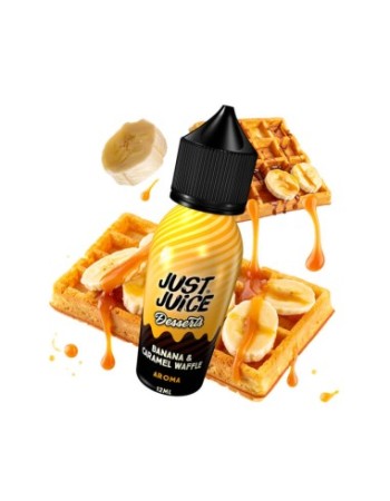 JUST JUICE DESSERTS BANANA & CARAMEL WAFFLE 60ML