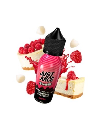 JUST JUICE DESSERTS WHITE CHOCOLATE RASPBERRY CHEESECAKE 60ML