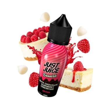 JUST JUICE DESSERTS WHITE CHOCOLATE RASPBERRY CHEESECAKE 60ML