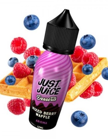 JUST JUICE DESSERTS MIXED BERRY WAFFLE 60ML