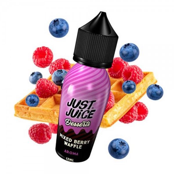 JUST JUICE DESSERTS MIXED BERRY WAFFLE 60ML