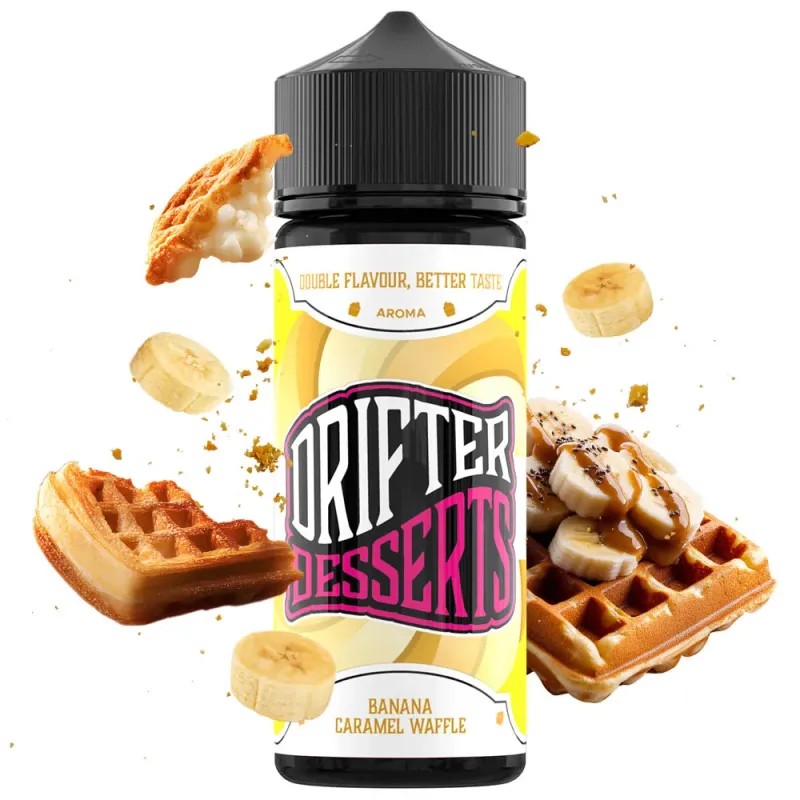 DRIFTER DESSERTS BANANA CARAMEL WAFFLE 120ML
