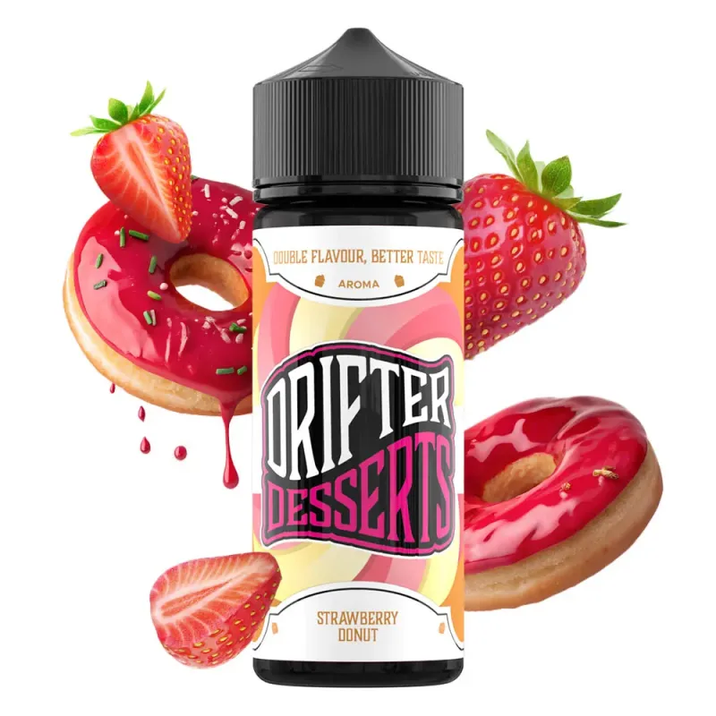 DRIFTER DESSERTS STRAWBERRY DONUT 120ML