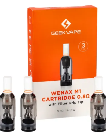 GEEKVAPE WENAX M1 CARTRIDGE 0.8OHM 14-16W 2ML (FILTER)