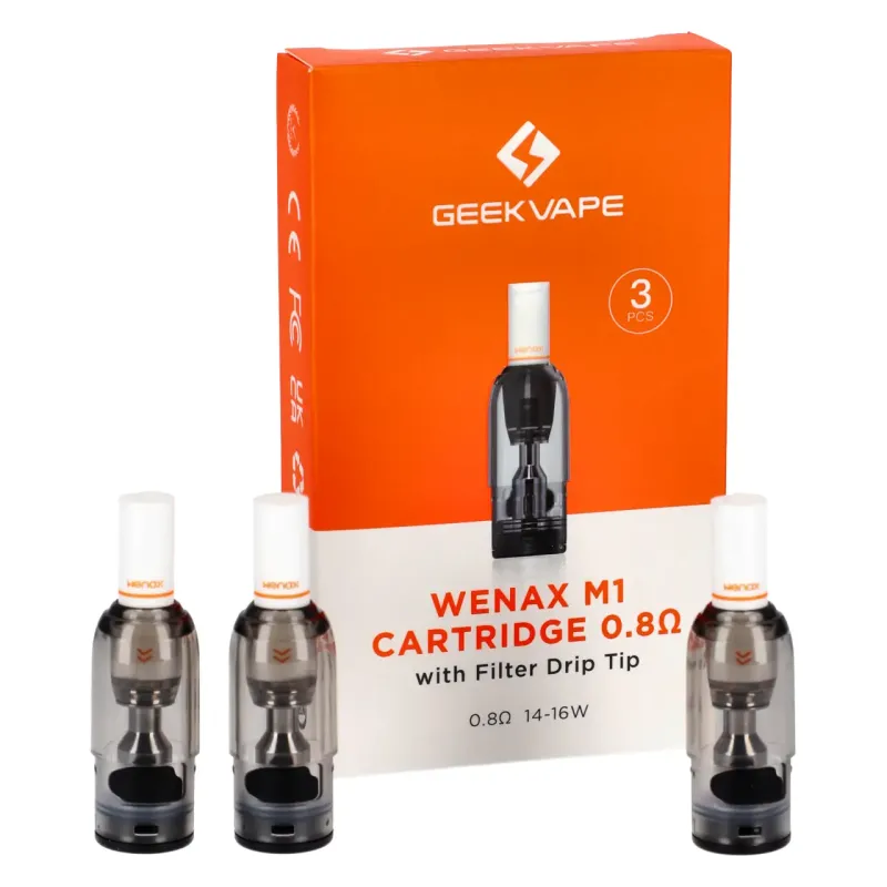 GEEKVAPE WENAX M1 CARTRIDGE 0.8OHM 14-16W 2ML (FILTER)