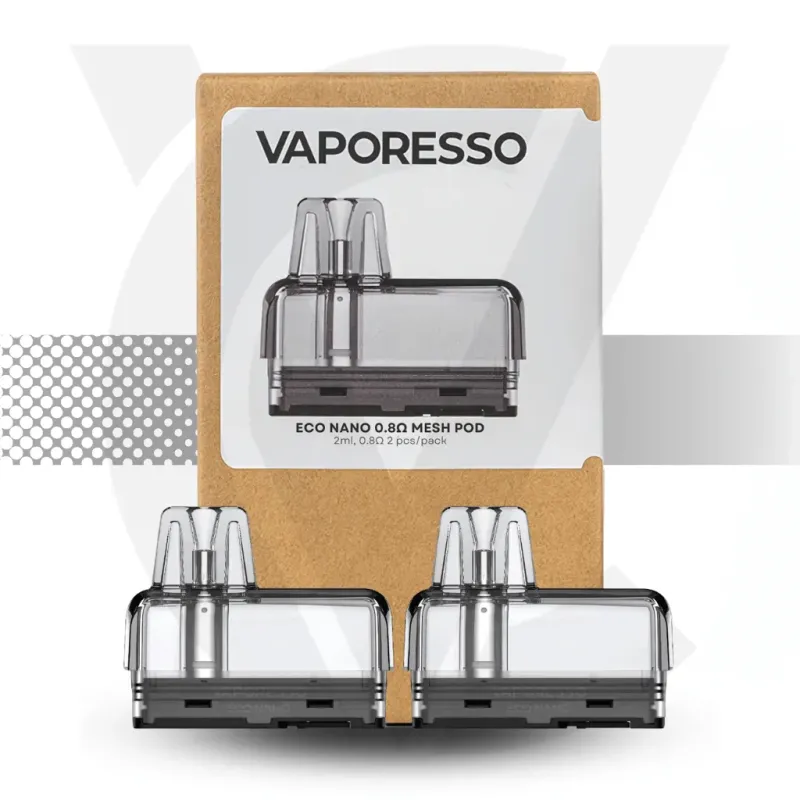 VAPORESSO ECO NANO 0.8OHM MESH POD 10ML