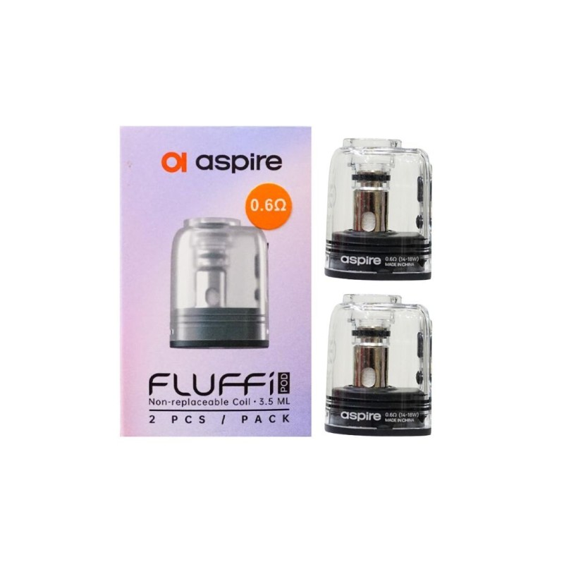 ASPIRE FLUFFI POD 0.6OHM 14-18W 3.5ML
