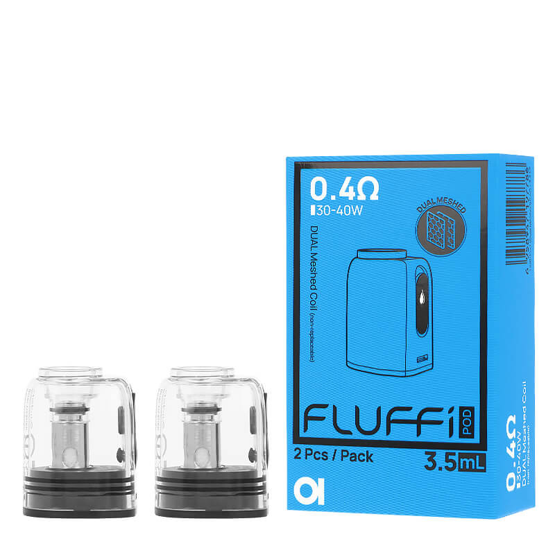 ASPIRE FLUFFI DUAL MESH POD 0.4OHM 30-40W 3.5ML