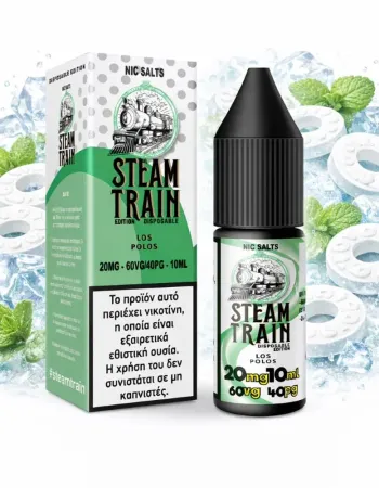 STEAM TRAIN EDITION DISPOSABLE LOS POLOS 20MG – 60VG/40PG – 10ML