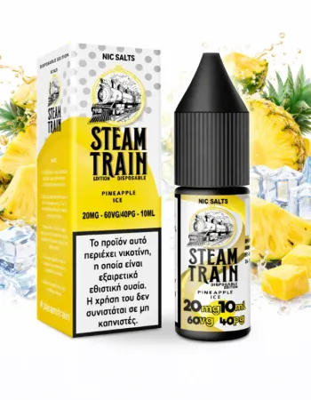 STEAM TRAIN EDITION DISPOSABLE PINEAPPLE ICE 20MG – 60VG/40PG – 10ML