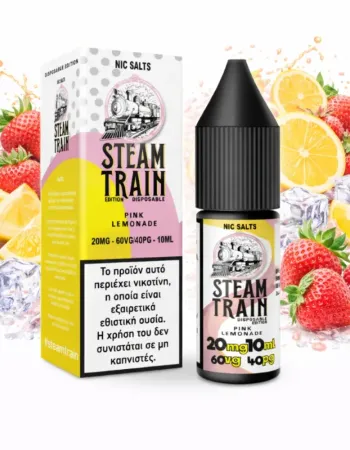 STEAM TRAIN EDITION DISPOSABLE PINK LEMONADE 20MG – 60VG/40PG – 10ML