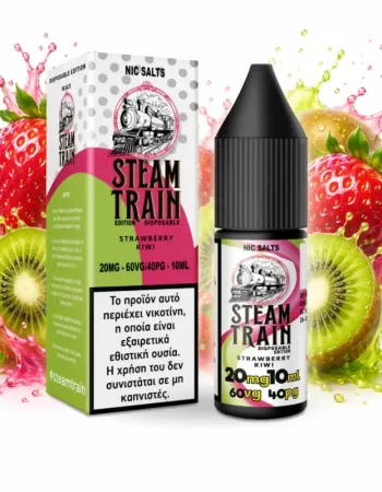 STEAM TRAIN EDITION DISPOSABLE STRAWBERRY KIWI 20MG – 60VG/40PG – 10ML
