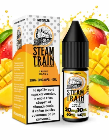 STEAM TRAIN EDITION DISPOSABLE TRIPLE MANGO 20MG – 60VG/40PG – 10ML