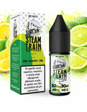 STEAM TRAIN EDITION DISPOSABLE LEMON & LIME 20MG – 60VG/40PG – 10ML