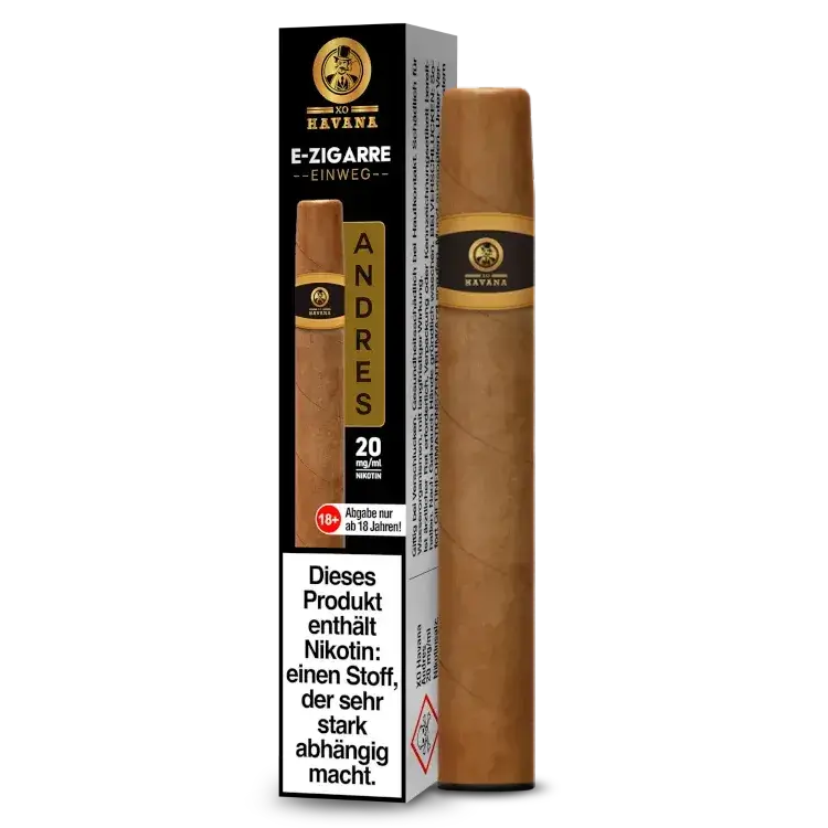 XO HAVANA 600 PUFFS 20MG ANDRES